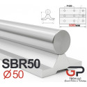 Напрямний лінійний вал на опорі SBR50, 6 метрів