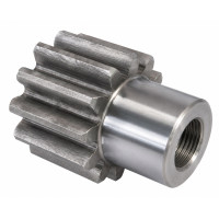 Прямозуба шестерня M2-Z12-A, модуль 2, 12 зубців, ширина 20 мм, зі ступицею, сталь C45