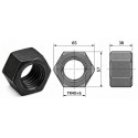 Гайка Сталева шестигранна TR40*6, права різьба