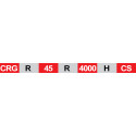 Напрямна системи лінійного переміщення CRG45R клас точності Н, ціна з ПДВ за 4 м