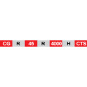 Напрямна системи лінійного переміщення CGR45R клас точності Н, ціна з ПДВ за 4 м