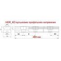 Напрямна Китай, HGR15R точність H,  400 мм