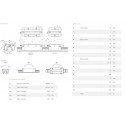 Каретка HIWIN, HGL30HAZAH