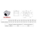 Лінійний підшипник у корпусі, SCS60UU-SC60UU