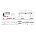 Лінійний підшипник, LM8LUU