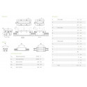Каретка HIWIN, HGL25CAZ0C