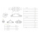 Каретка HIWIN, RGH20HAZAH