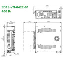 Серводрайвер ED1S-VN-0422-01, 400 Вт, Цена с НДС