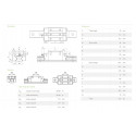 Каретка HIWIN, RGH25HAZBH