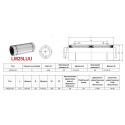 Лінійний підшипник, LM25LUU
