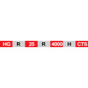 Напрямна HIWIN, HGR25R точність H, ціна вказана за 4 метра з ПДВ