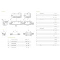 Каретка HIWIN, HGL25CAZAH
