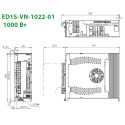 Серводрайвер ED1S-VN-1022-01, 1000 Вт, Ціна з ПДВ
