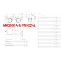 Затискний елемент MK2501A & PMK25-2 до напрямних HIWIN серії HGR25 та EGR25 (Ціна з ПДВ)