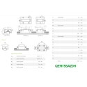 Каретка HIWIN, QEH15SAZ0H, Ціна з ПДВ
