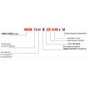 Каретка HIWIN, MGN15HZ0HM, Ціна з ПДВ
