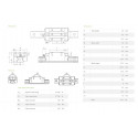 Каретка HIWIN, RGH25CAZAH