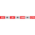 Лінійна напрямна HIWIN, EGR20R, ціна вказана за 1 метр з ПДВ