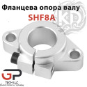 Фланцева Опора валу, SHF8A до валу 8 мм