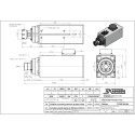 Електрошпиндель 5160-B-DBS-P-ER32-HY-RH 4,5 кВт-220/380V 300HZ 18000 об/хв, Ціна з ПДВ