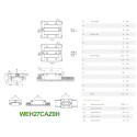 Каретка HIWIN, WEH27CAZ0H, ціна з ПДВ