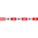 Мініатюрна лінійна напрямна HIWIN, MGWR05R, (ціна за 250 мм з ПДВ)