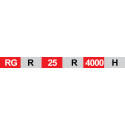 Роликовая направляющая повышенной жесткости RGR25R точность H, цена за 4 метра с НДС