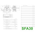 Фіксована опора HIWIN, SFA30, Ціна з ПДВ