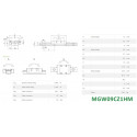 Каретка HIWIN, MGW09CZ1HM, Ціна з ПДВ