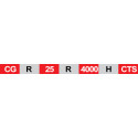 Напрямна системи лінійного переміщення CGR25R клас точності Н, ціна з ПДВ за 4 м