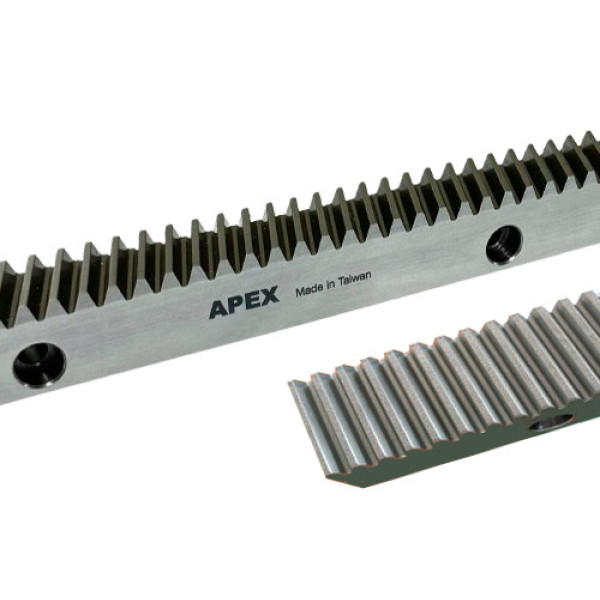 Косозуба загартована зубчаста рейка Apex  модуль М1,5, 1J08R200C10, довжина 2 м, Ціна з ПДВ