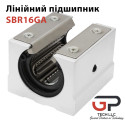 Лінійний підшипник у корпусі SBR16GA з металевим сепаратором