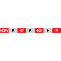 Мініатюрна лінійна напрямна HIWIN, MGWR07R, (ціна за 600 мм з ПДВ)