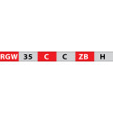 Каретка HIWIN, RGW35CCZBH, Ціна з ПДВ