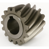 Косозуба шестерня 1HG36L015020S, модуль 1,5, Z20, Q6, коротка втулка, сталь 20MnCr5