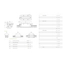 Каретка HIWIN, QHH20CAZAH