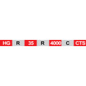 Напрямна HIWIN, HGR35R точність C, ціна вказана за 4 м з ПДВ