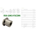 Гайка КГП, HIWIN, R50-20K5-FSC, Ціна з ПДВ