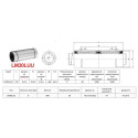 Лінійний підшипник, LM30LUU