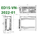 Серводрайвер ED1S-VN-2022-01, 2000 Вт, Ціна з ПДВ