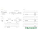 Каретка HIWIN, MGW09HZ0HM, Ціна з ПДВ