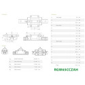 Каретка HIWIN, RGW65CCZAH, ціна з ПДВ