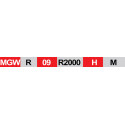 Мініатюрна лінійна напрямна HIWIN, MGWR09R, довжина 2000 мм (ціна з ПДВ)