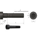 Кріпильний гвинт M5x16 DIN 912 для напрямних HGR20