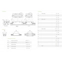 Каретка HIWIN, HGL35CAZBH