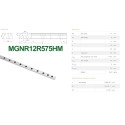 Мініатюрна лінійна напрямна HIWIN, MGNR12 , Ціна з ПДВ за 575 мм