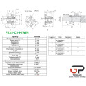Підшипникова опора гвинта КГП FK25-C5-HIWIN, Ціна з ПДВ