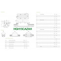 Каретка Hiwin HGH15CAZAH (ціна з ПДВ)